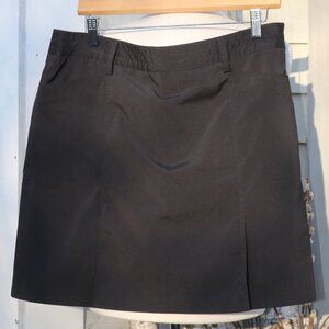 Nivo Sport Black Front Pleat Stretch Athleisure GOLF Skort Sz 10